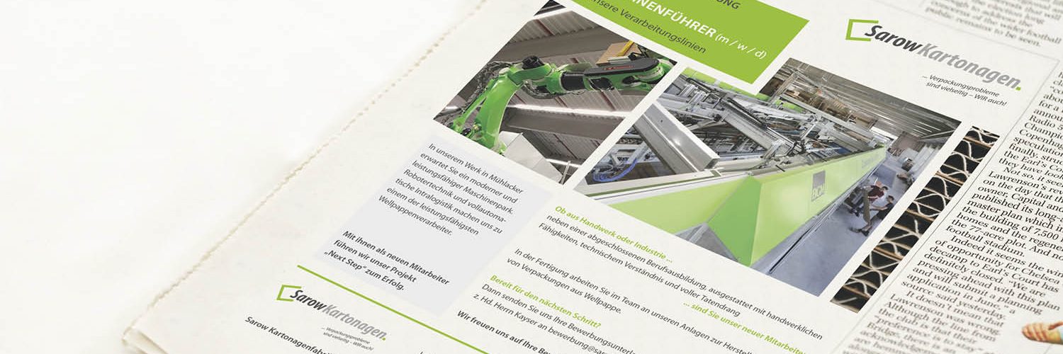 Wir suchen Mitarbeiter - bewerben Sie sich jetzt.