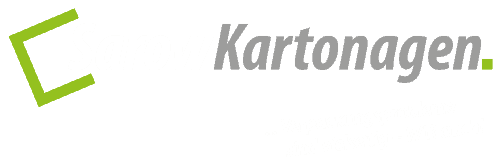 Sarow Kartonagen - unser Logo mit Slogan